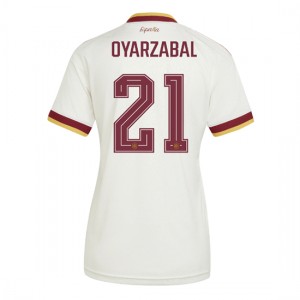 Espanja Mikel Oyarzabal #21 Jalkapallovaatteet Naisten Vieraspaita MM-kisat 2026 Lyhythihainen